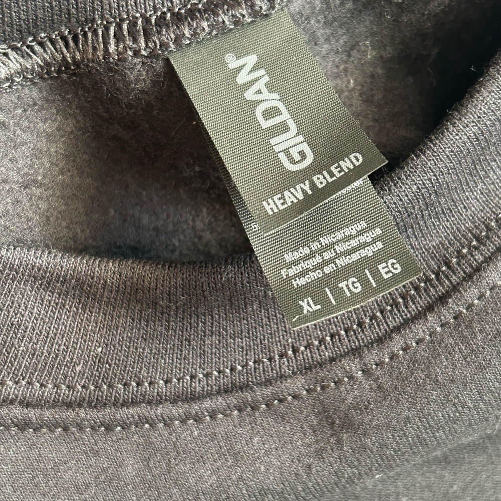 Black Ghosts & Books Graphic Sweatshirt XL | Cozy Fall Spooky NWT- No Tags - Picture 6 of 6
